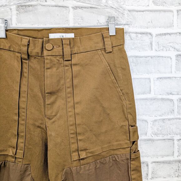 F/CE Made in Japan Men's Carpenter Pants in Khaki Brown Size Medium - Picture 6 of 11